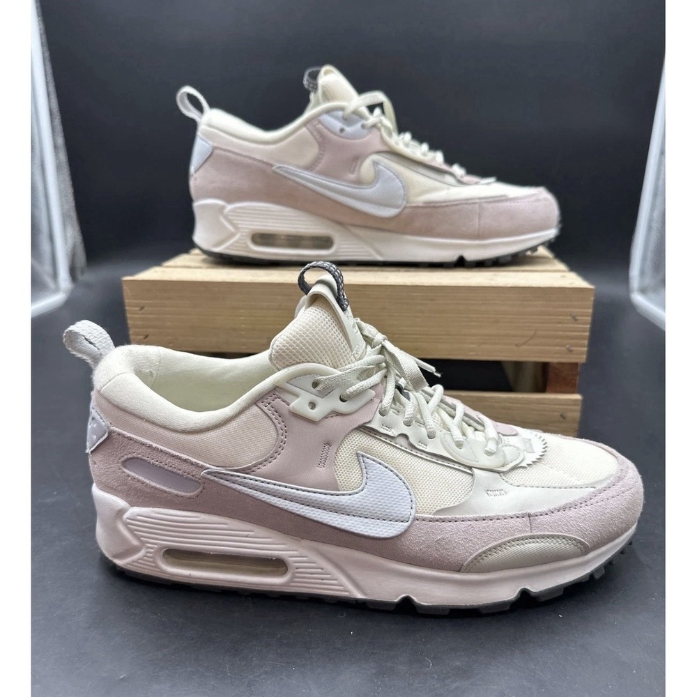 Nike Air Max 90 Futura Pink And Ivory Sneakers Low Top Women's Size 10